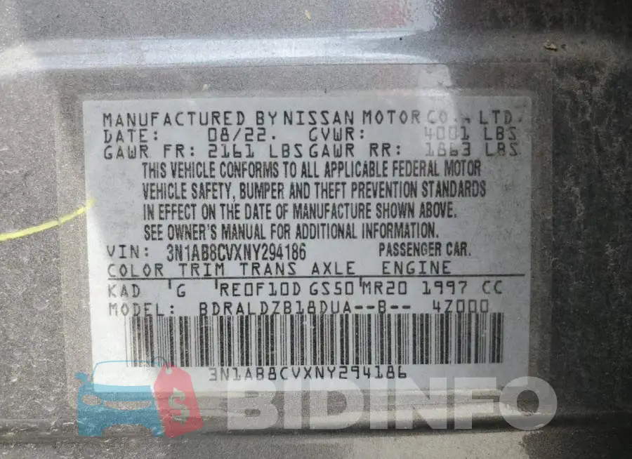 3N1AB8CVXNY294186 Photo# 12