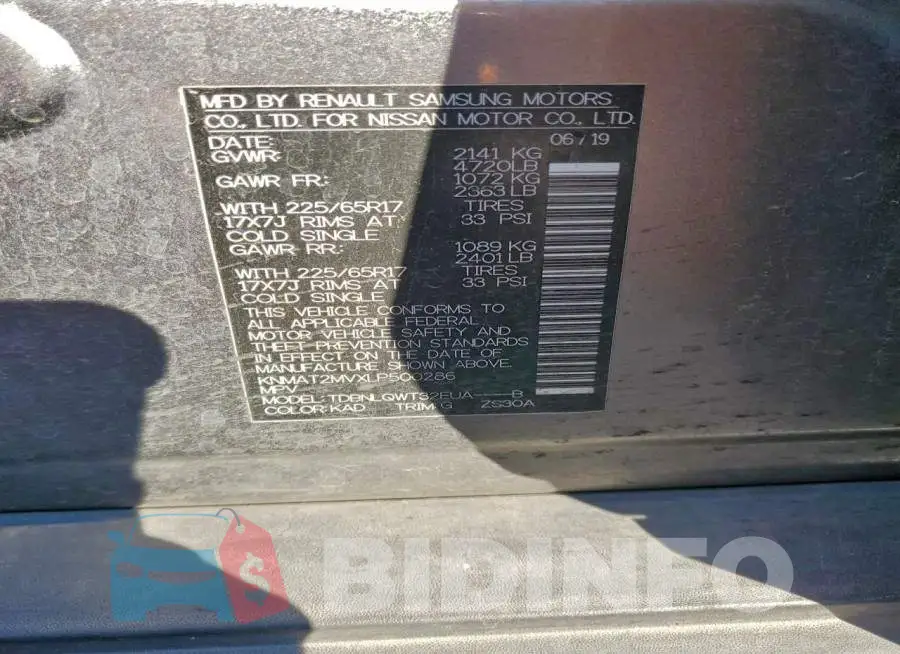 KNMAT2MVXLP500286 Photo# 12