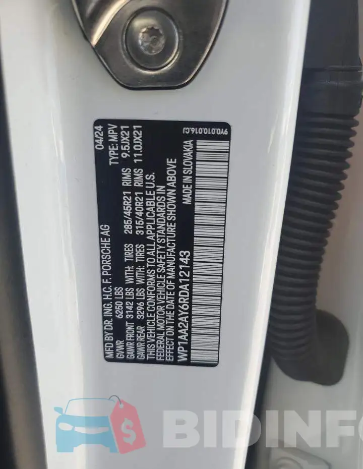 WP1AA2AY6RDA12143 Photo# 14