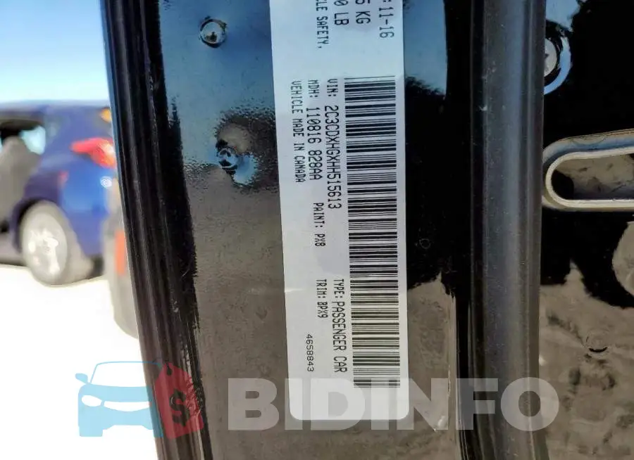 2C3CDXHGXHH515613 Photo# 12