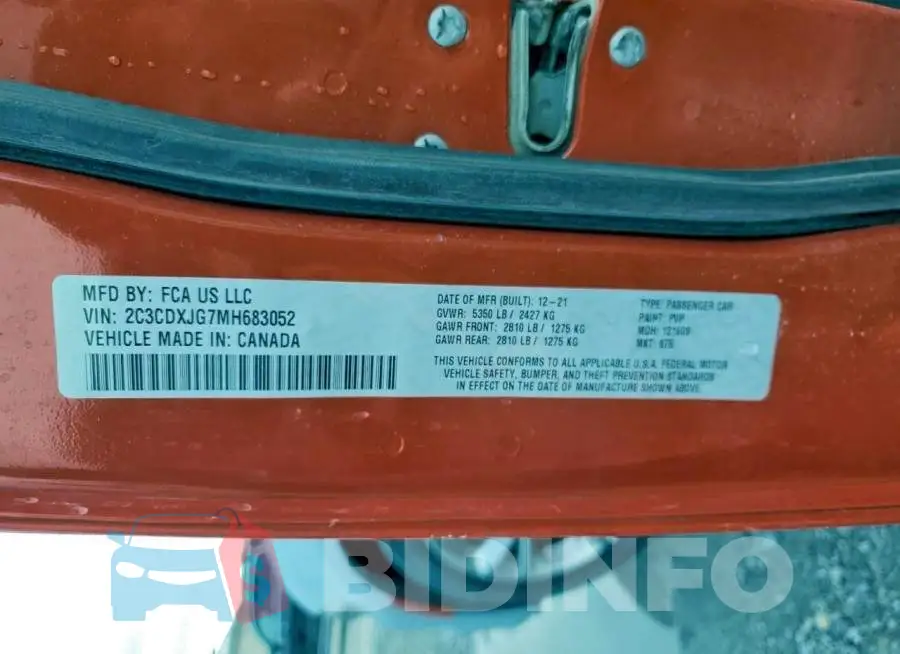 2C3CDXJG7MH683052 Photo# 12