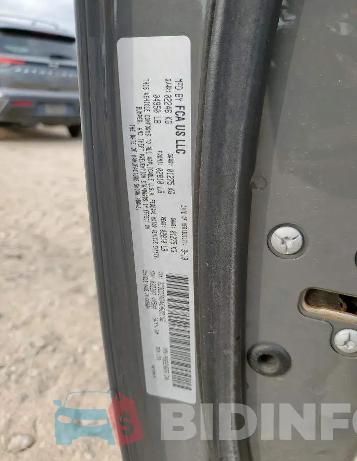 2C3CDZAG4KH623156 Photo# 12