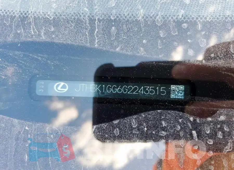 JTHBK1GG6G2243515 Photo# 12