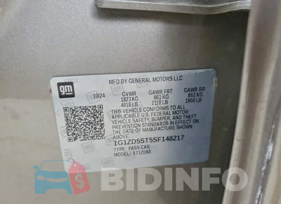 1G1ZD5ST5SF148217 Photo# 12