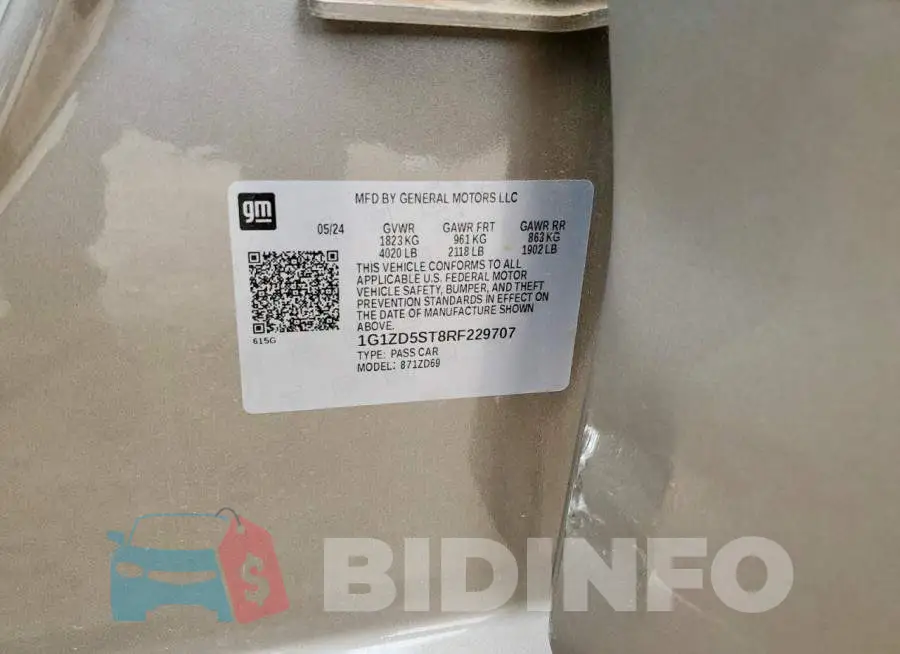 1G1ZD5ST8RF229707 Photo# 12
