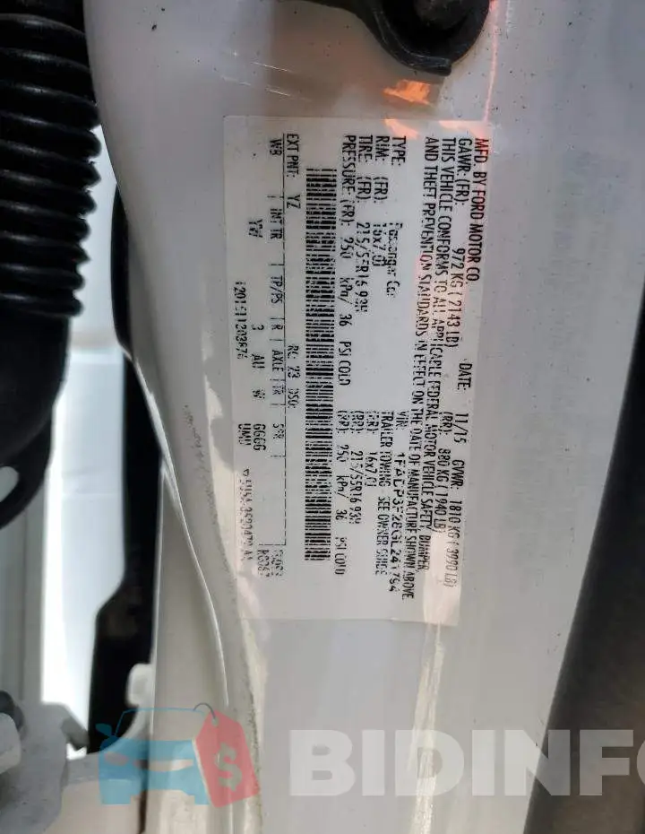 1FADP3F28GL241794 Photo# 12