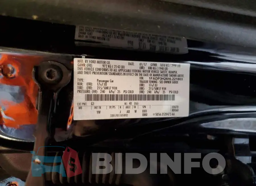 1FADP3H26HL221803 Photo# 12
