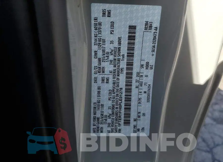 1FTER1FH0PLE01278 Photo# 12