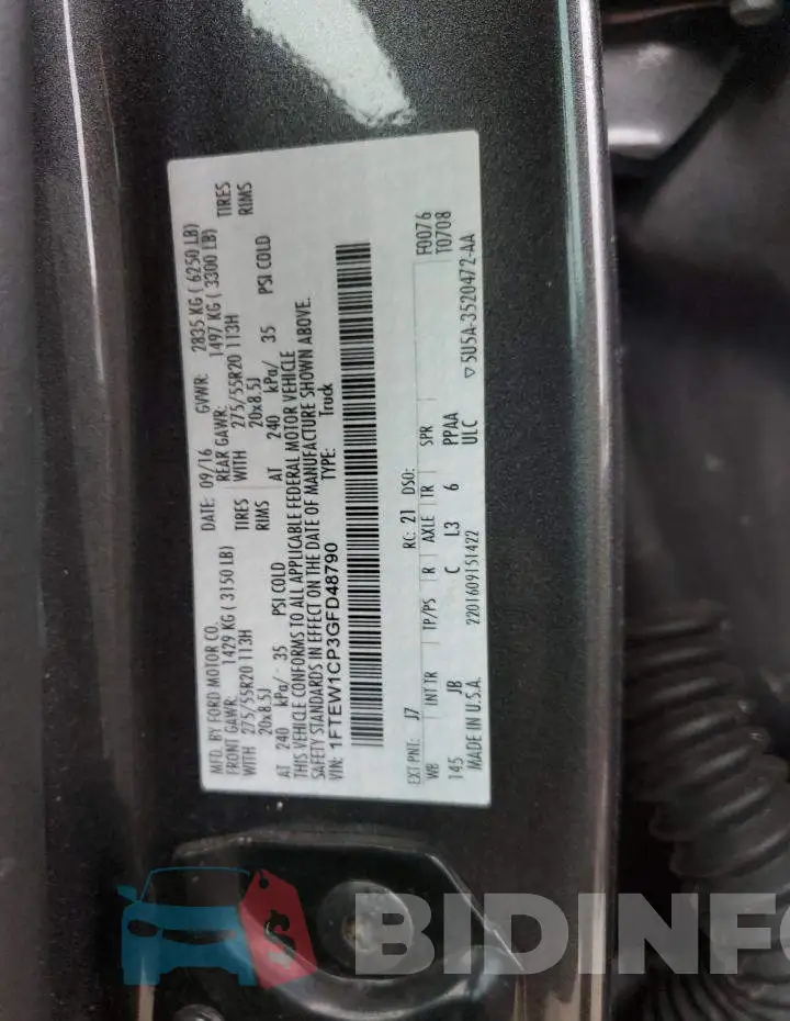 1FTEW1CP3GFD48790 Photo# 12