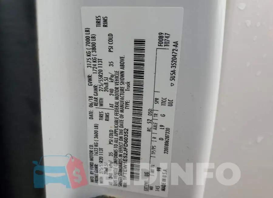 1FTEW1E52JFD60352 Photo# 12