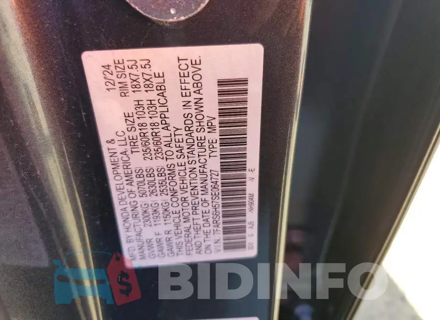 7FARS6H57SE064727 Photo# 13