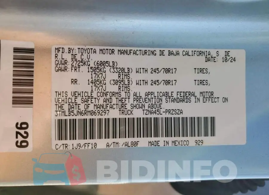 3TMLB5JN6RM069297 Photo# 12