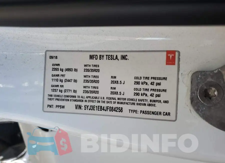 5YJ3E1EB4JF084258 Photo# 13