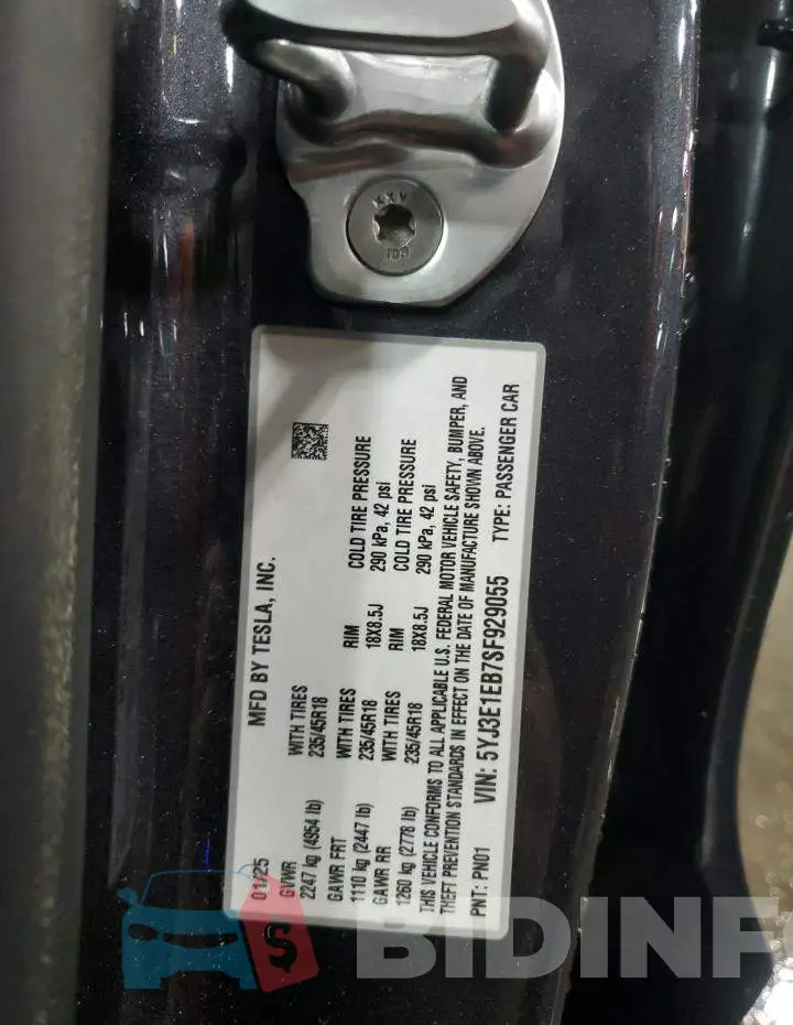 5YJ3E1EB7SF929055 Photo# 13