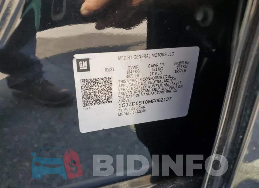 1G1ZD5ST0MF062137 Photo# 13