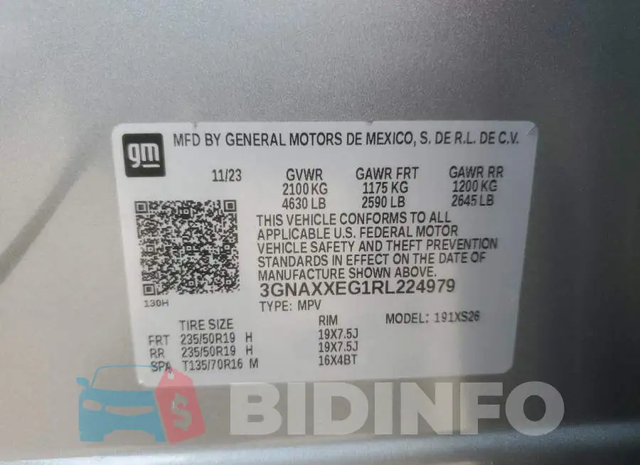 3GNAXXEG1RL224979 Photo# 13