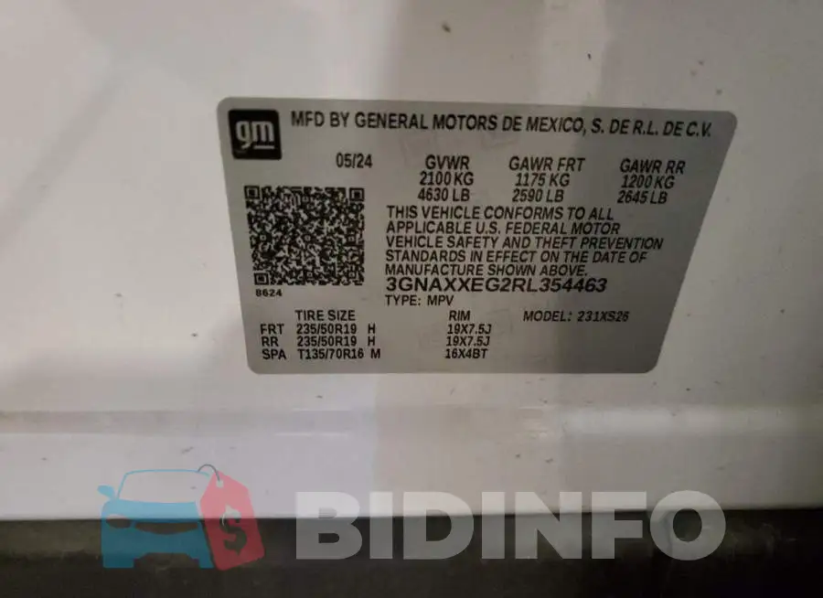 3GNAXXEG2RL354463 Photo# 13