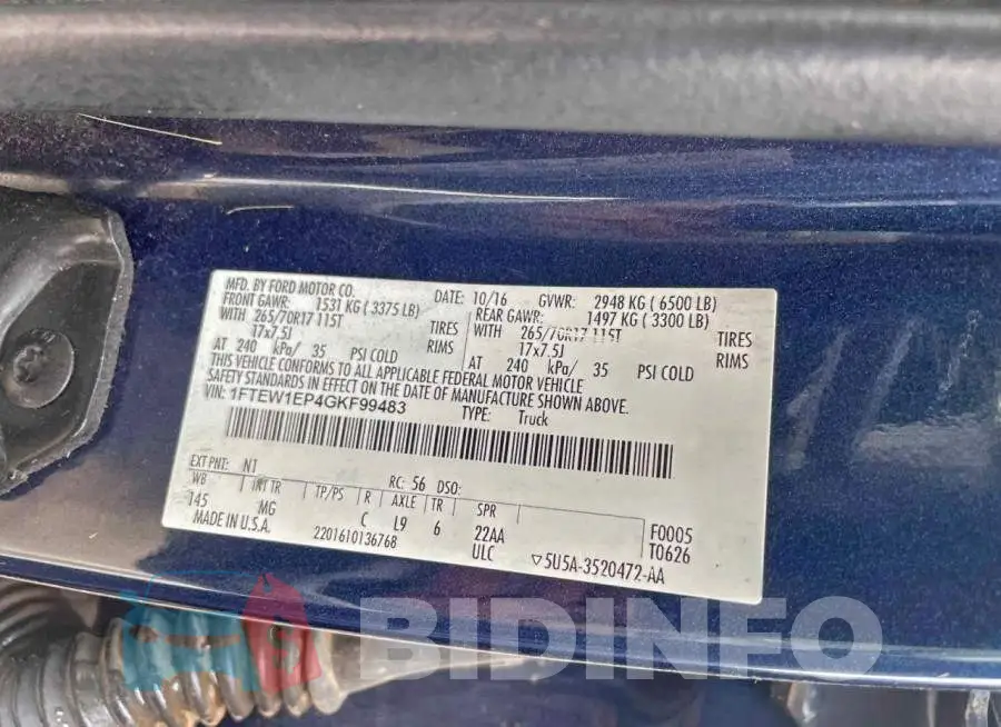 1FTEW1EP4GKF99483 Photo# 10
