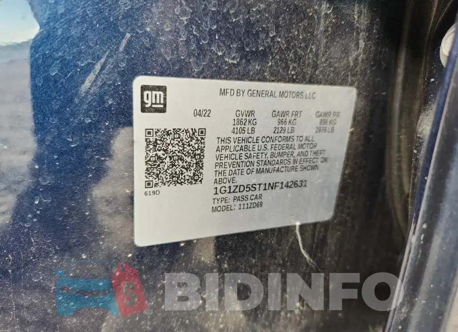 1G1ZD5ST1NF142631 Photo# 12