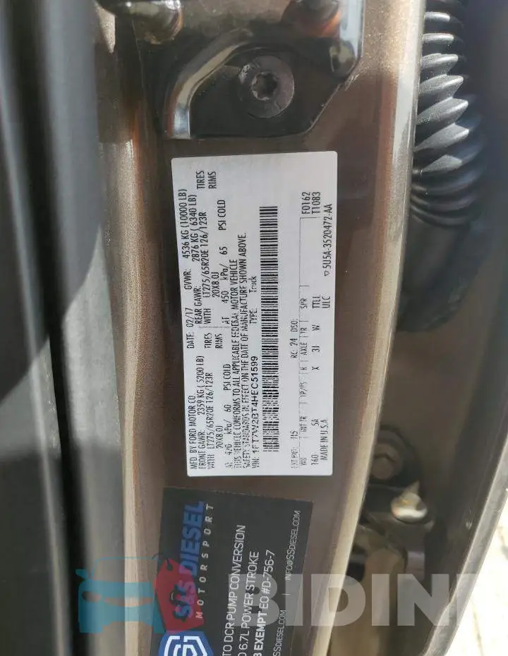 1FT7W2BT4HEC51599 Photo# 12