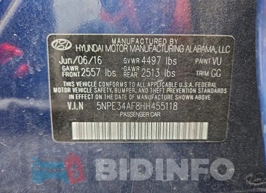 5NPE34AF8HH455118 Photo# 12