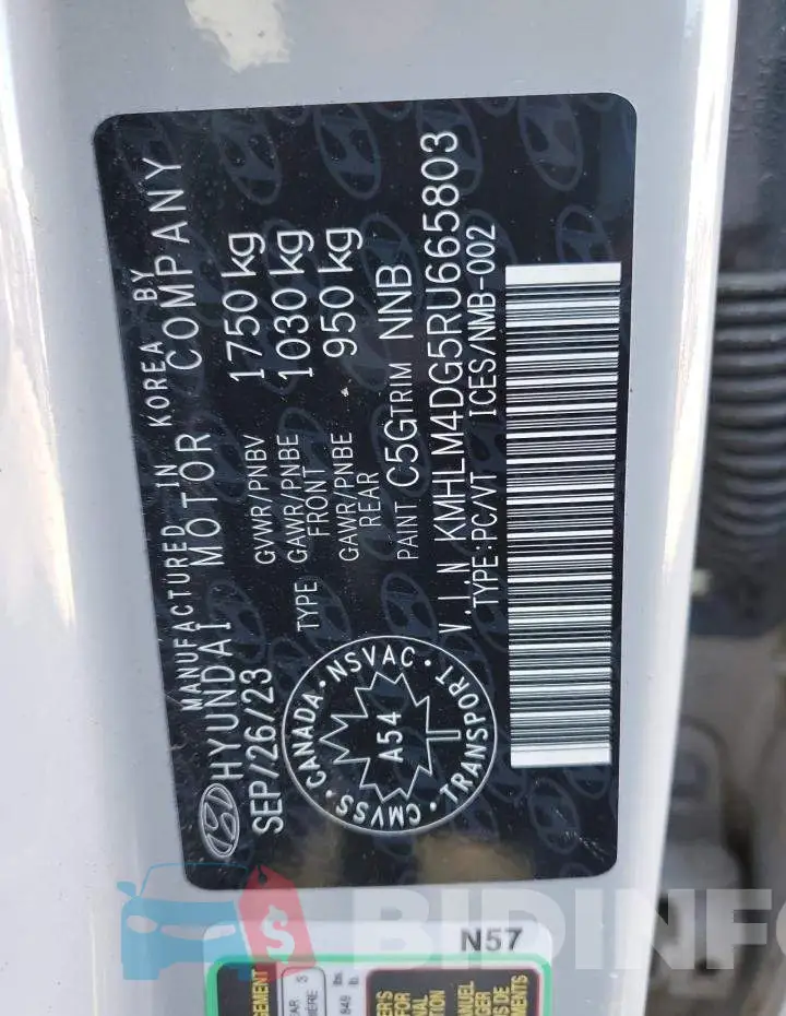 KMHLM4DG5RU665803 Photo# 12