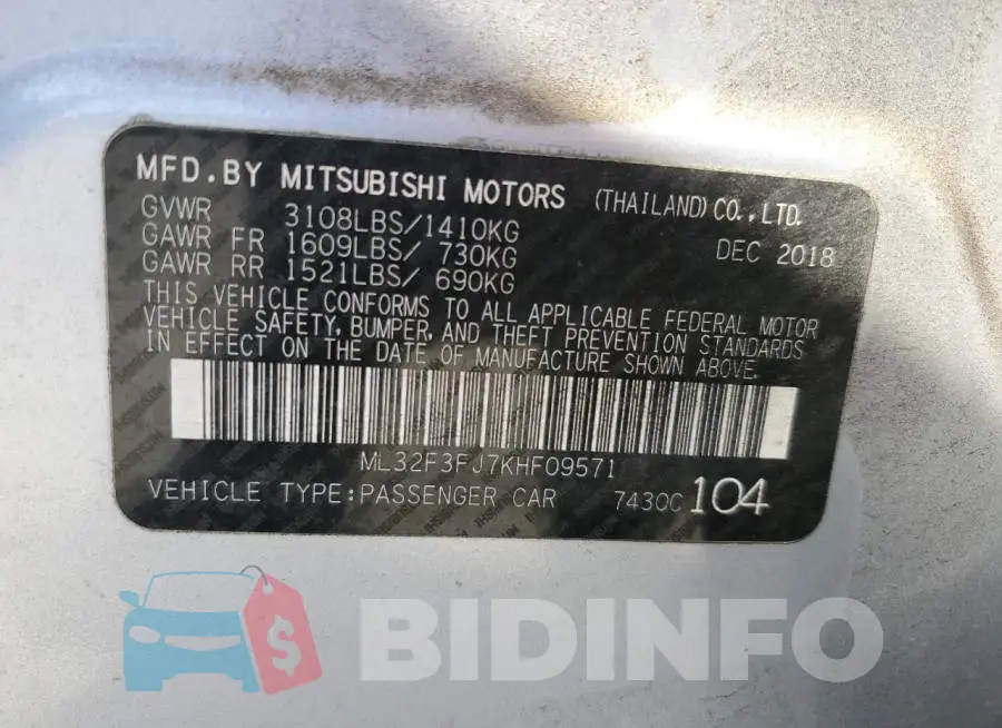 ML32F3FJ7KHF09571 Photo# 12