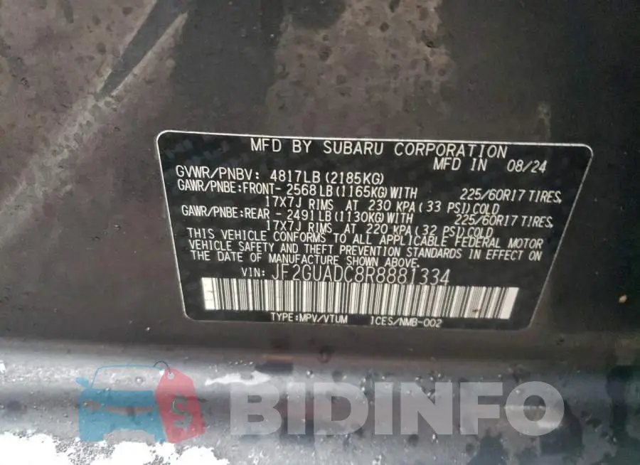 JF2GUADC8R8881334 Photo# 13