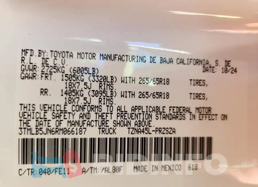 3TMLB5JN6RM066187 Photo# 12