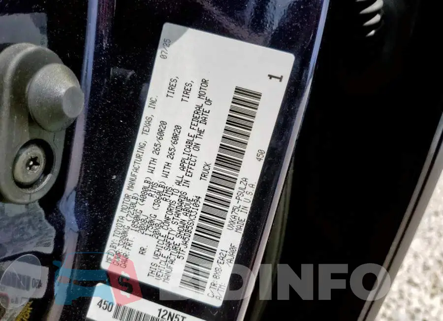 5TFJA5DB5SX331094 Photo# 13