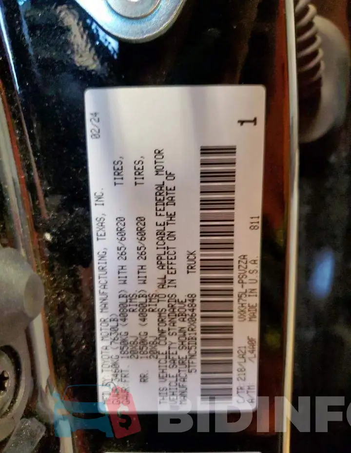 5TFNC5DB1RX064848 Photo# 12