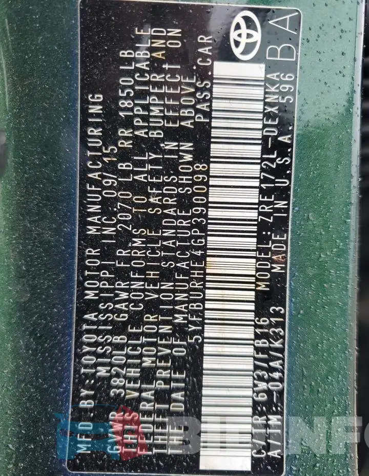 5YFBURHE4GP390098 Photo# 12
