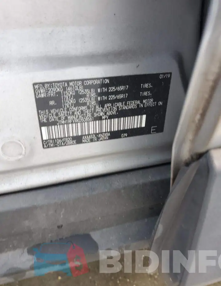 JTMH1RFVXKD508561 Photo# 13