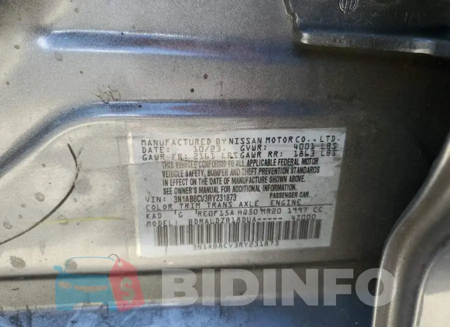 3N1AB8CV3RY231873 Photo# 12