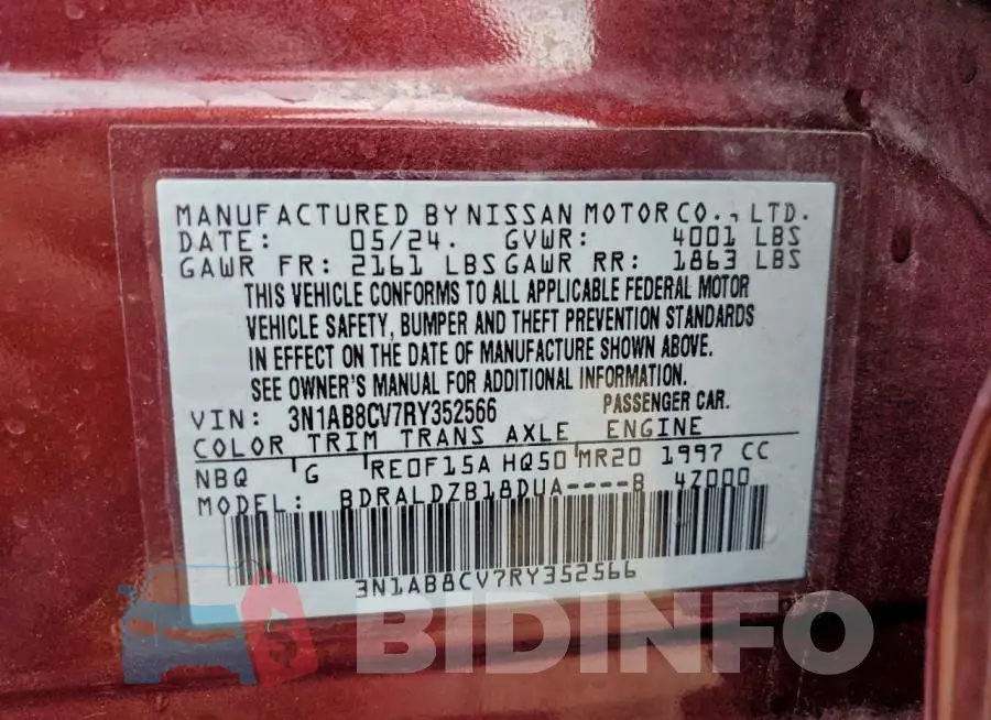 3N1AB8CV7RY352566 Photo# 13