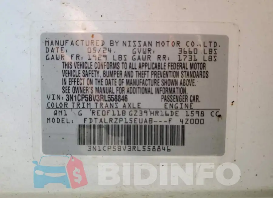 3N1CP5BV3RL558846 Photo# 14
