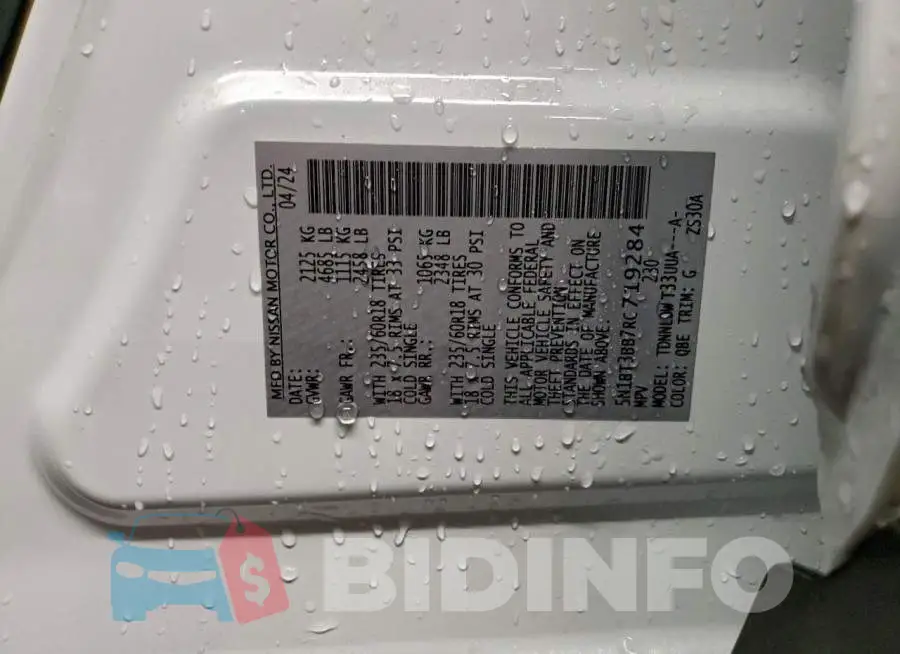 5N1BT3BB7RC719284 Photo# 13