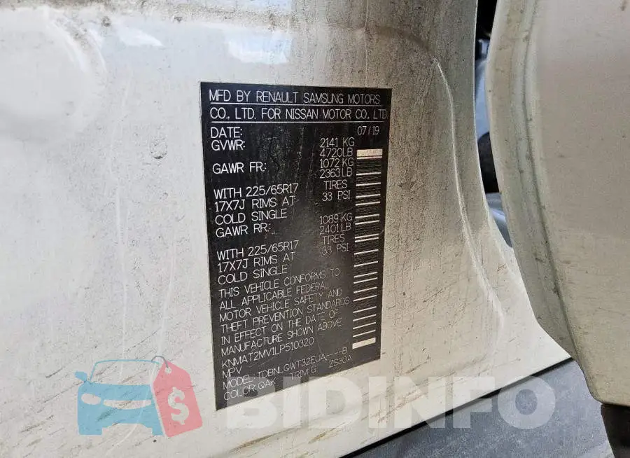 KNMAT2MV1LP510320 Photo# 13
