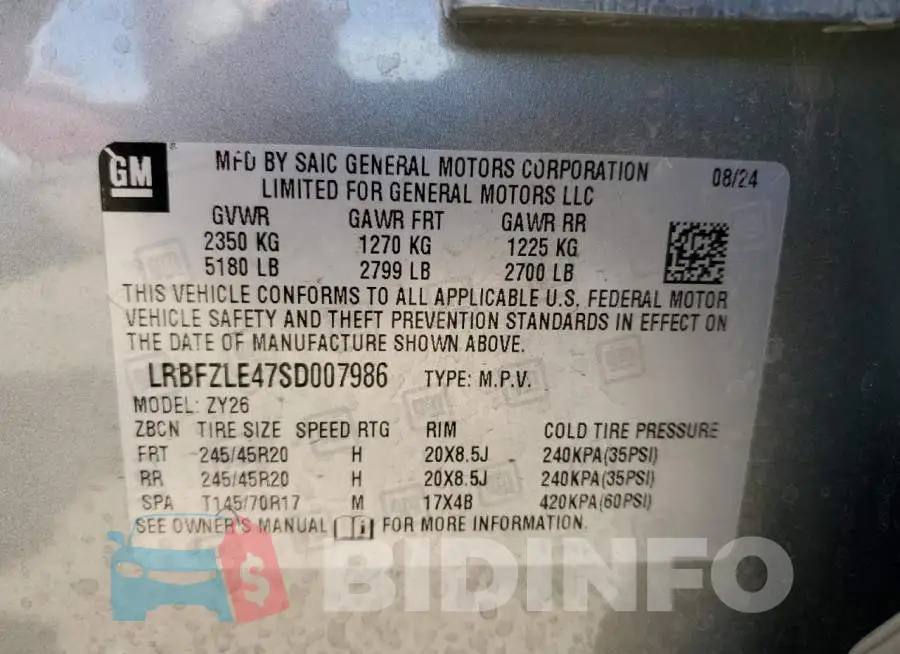 LRBFZLE47SD007986 Photo# 12