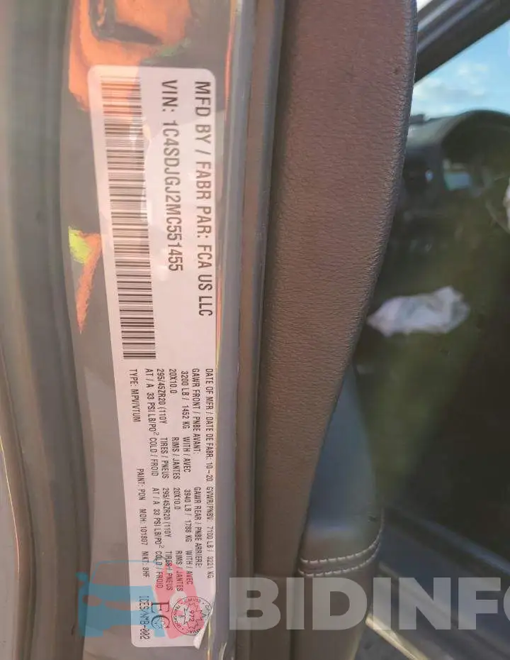 1C4SDJGJ2MC551455 Photo# 13
