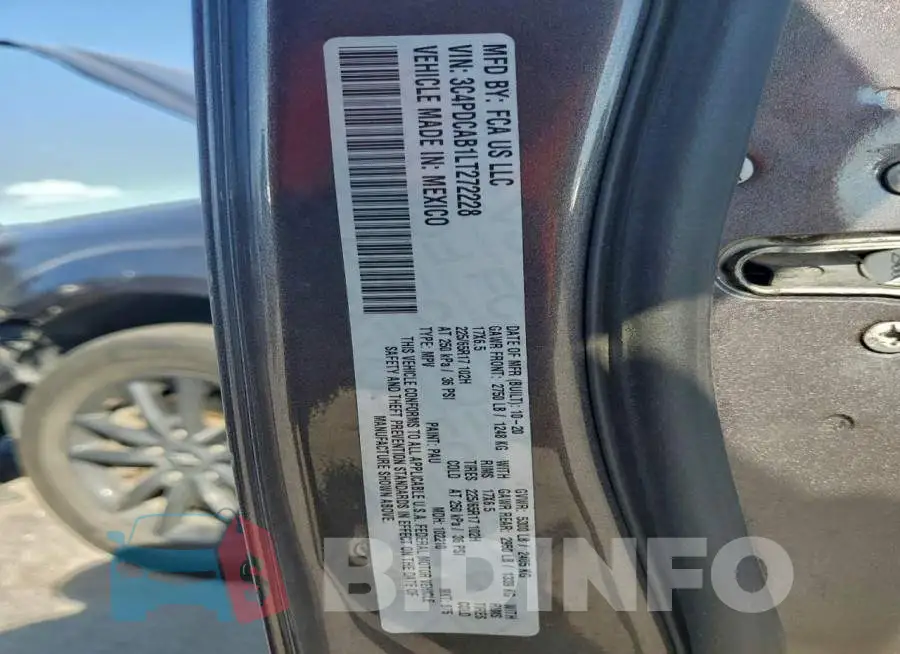 3C4PDCAB1LT272228 Photo# 13