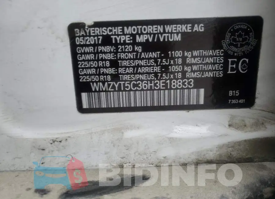 WMZYT5C36H3E18833 Photo# 12