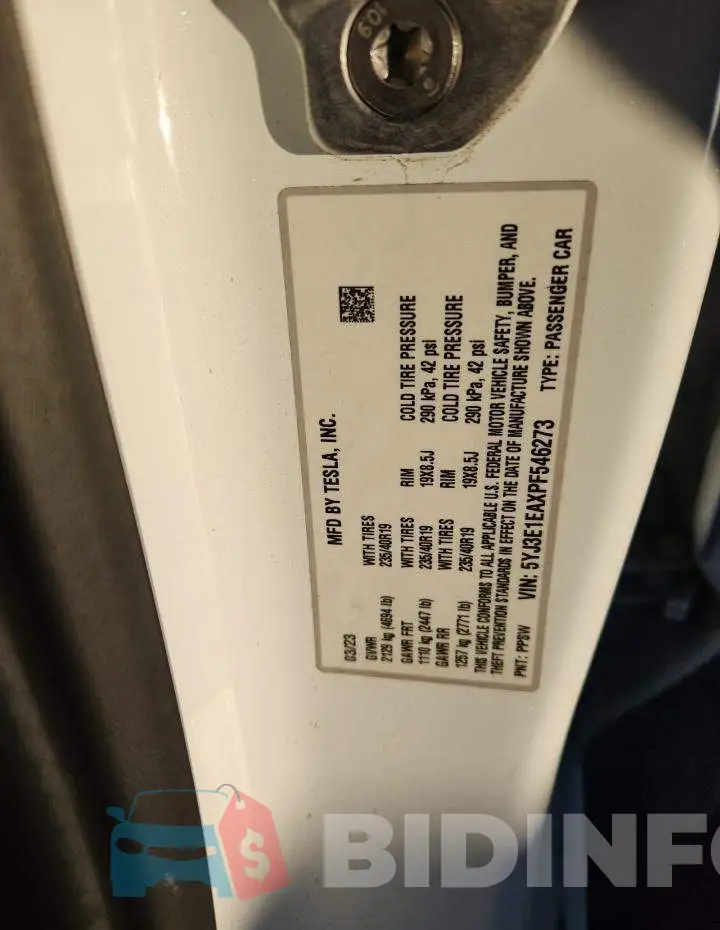 5YJ3E1EAXPF546273 Photo# 12