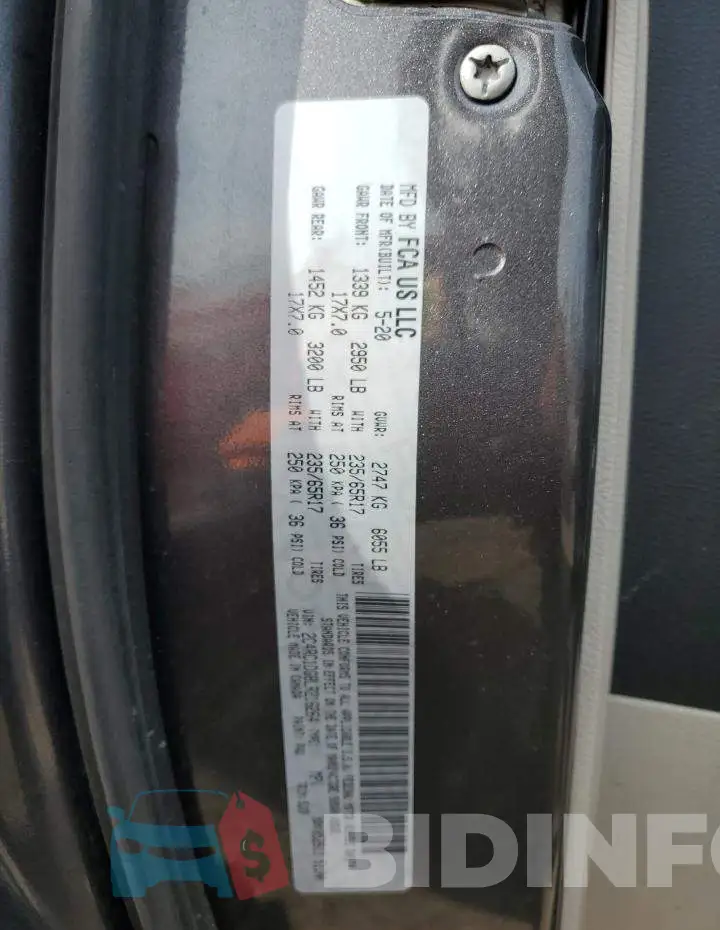 2C4RC1DG8LR216264 Photo# 14