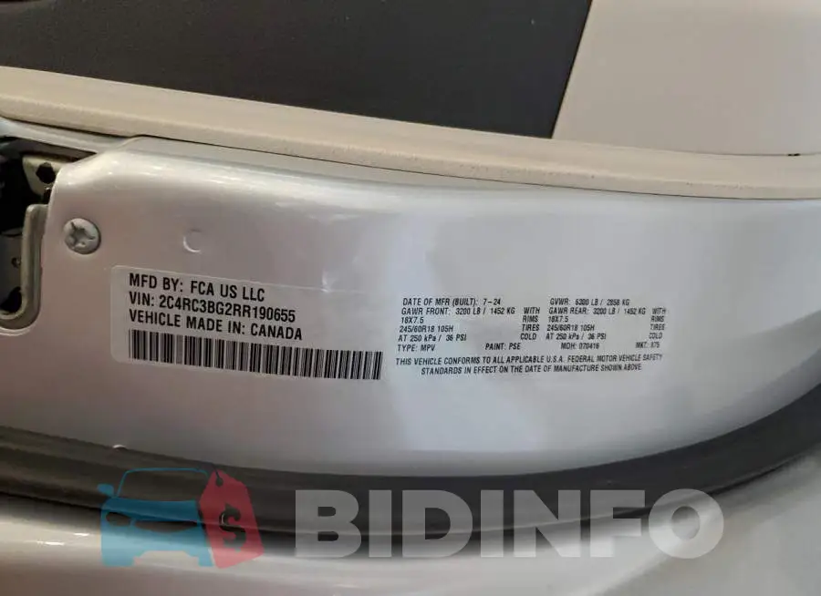 2C4RC3BG2RR190655 Photo# 13