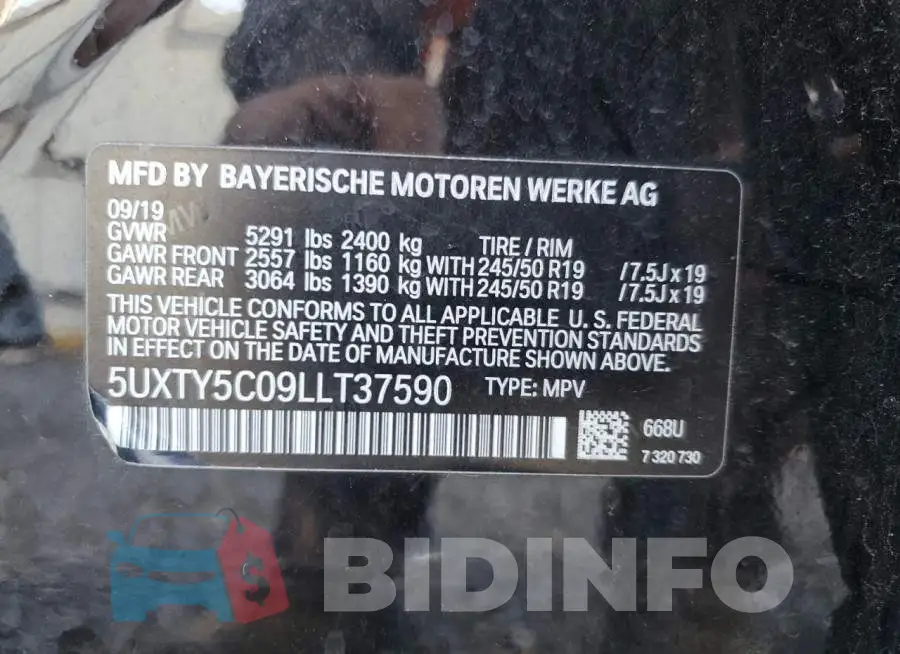 5UXTY5C09LLT37590 Photo# 13