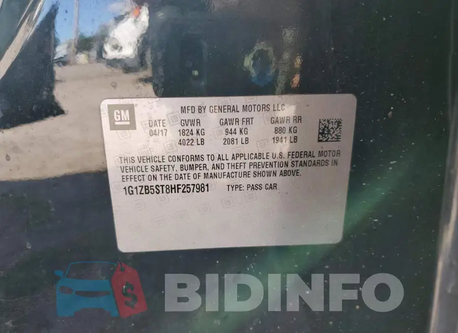 1G1ZB5ST8HF257981 Photo# 12