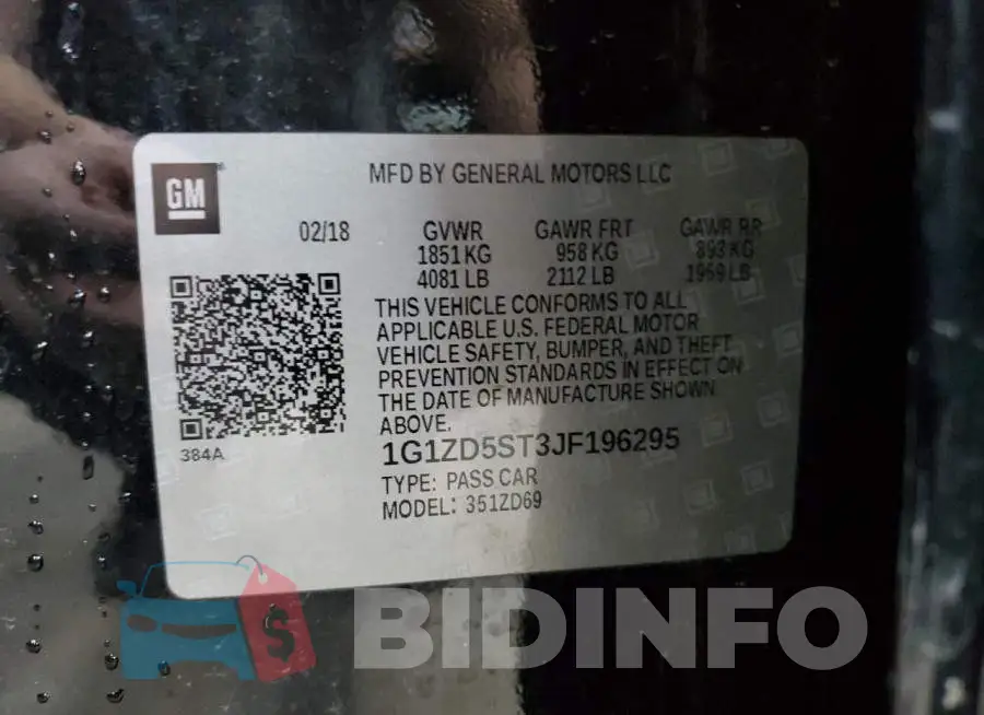1G1ZD5ST3JF196295 Photo# 12