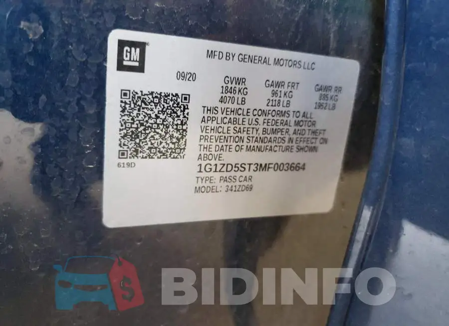 1G1ZD5ST3MF003664 Photo# 12