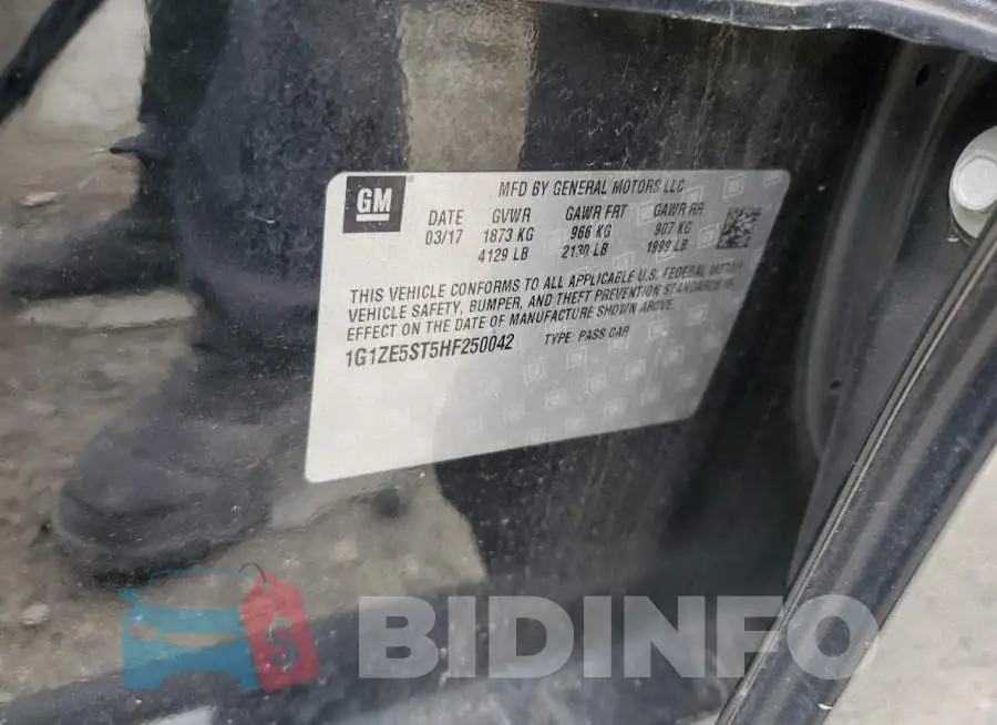 1G1ZE5ST5HF250042 Photo# 12